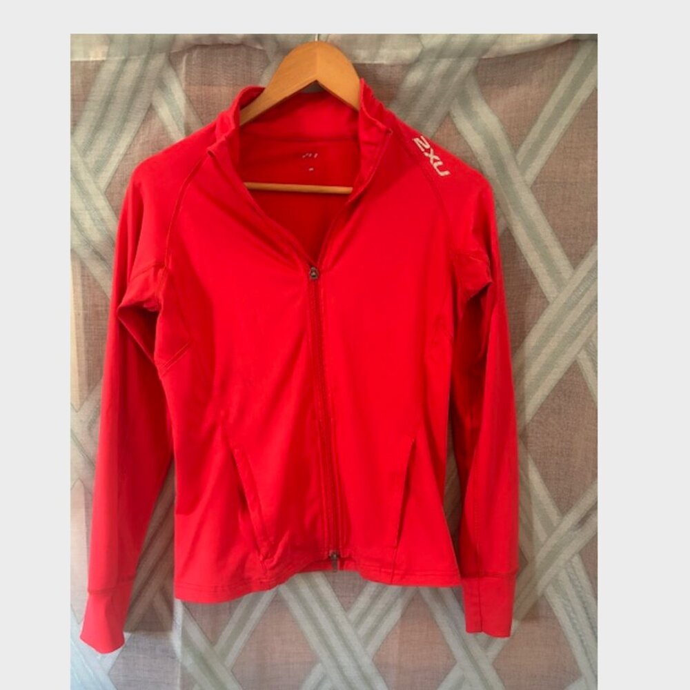 Coral Athletic Zip Up Hoodie
